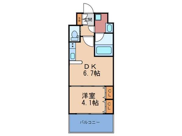 Choei65 プレジオ中津の物件間取画像